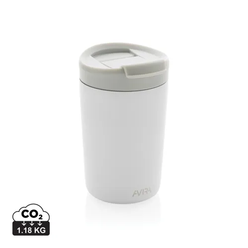 Avira Alya RCS újrahasznosított acél pohár, 300 ml Fehér 