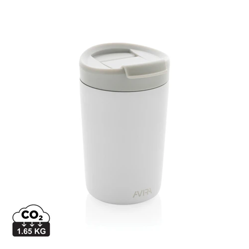 Avira Alya RCS újrahasznosított acél pohár, 300 ml Fehér 