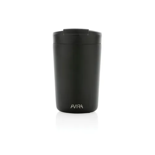 Avira Alya RCS újrahasznosított acél pohár, 300 ml Fekete 