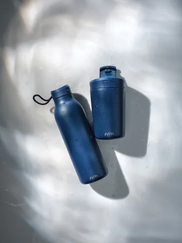 Avira Alya RCS újrahasznosított acél pohár, 300 ml Kék 