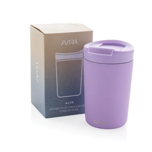 Avira Alya RCS újrahasznosított acél pohár, 300 ml Lila 