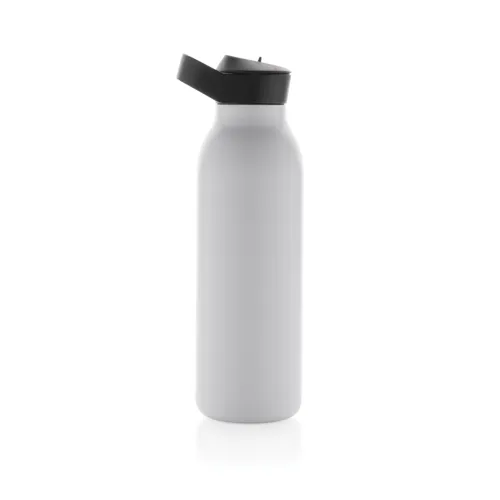 Avira Ara RCS újrahaszn. acél fliptop vizespalack, 500 ml Fehér 