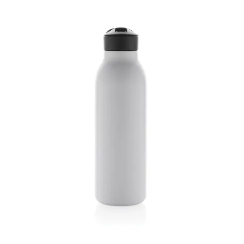 Avira Ara RCS újrahaszn. acél fliptop vizespalack, 500 ml Fehér 