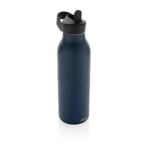 Avira Ara RCS újrahaszn. acél fliptop vizespalack, 500 ml Kék 