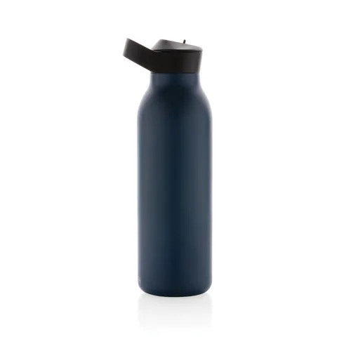 Avira Ara RCS újrahaszn. acél fliptop vizespalack, 500 ml Kék 