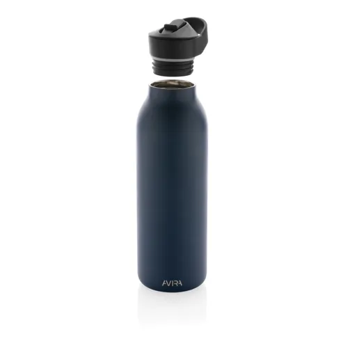 Avira Ara RCS újrahaszn. acél fliptop vizespalack, 500 ml Kék 