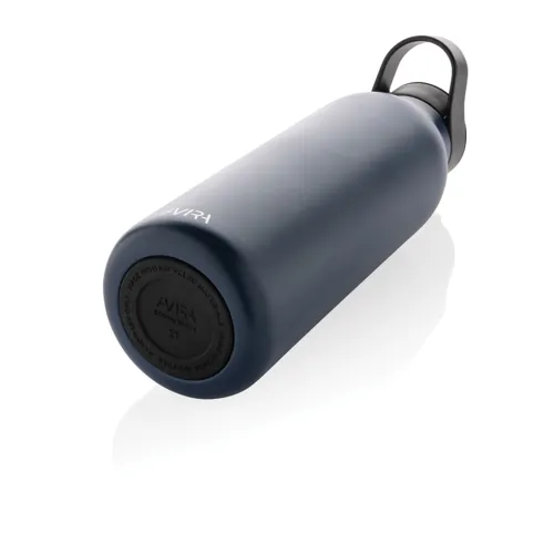 Avira Ara RCS újrahaszn. acél fliptop vizespalack, 500 ml Kék 