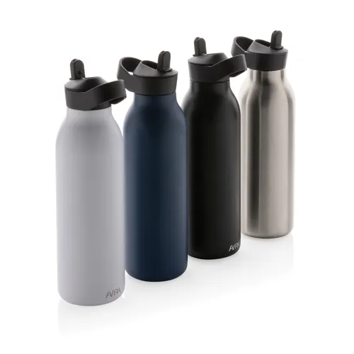 Avira Ara RCS újrahaszn. acél fliptop vizespalack, 500 ml Kék 