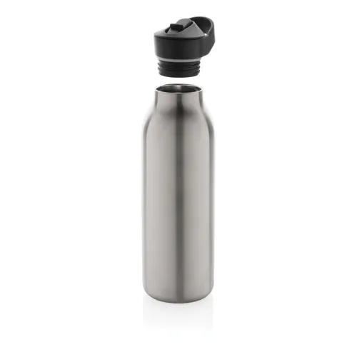 Avira Ara RCS újrahaszn. acél fliptop vizespalack, 500 ml Szürke 