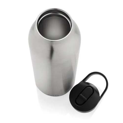 Avira Ara RCS újrahaszn. acél fliptop vizespalack, 500 ml Szürke 