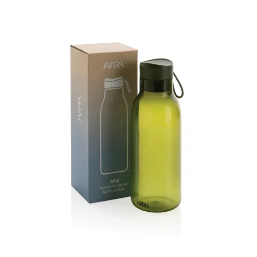 Avira Atik RCS újrahasznosított PET palack, 500 ml Zöld 