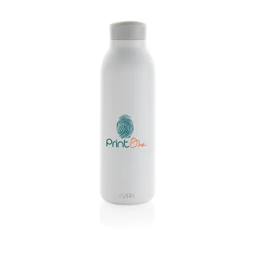 Avira Avior RCS újrahasznosított acél palack, 500 ml Fehér 