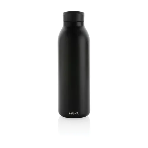 Avira Avior RCS újrahasznosított acél palack, 500 ml Fekete 