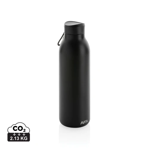 Avira Avior RCS újrahasznosított acél palack, 500 ml Fekete 