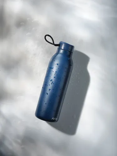 Avira Avior RCS újrahasznosított acél palack, 500 ml Kék 