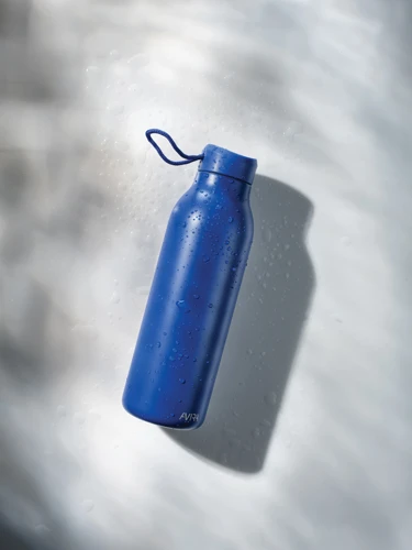 Avira Avior RCS újrahasznosított acél palack, 500 ml Kék 