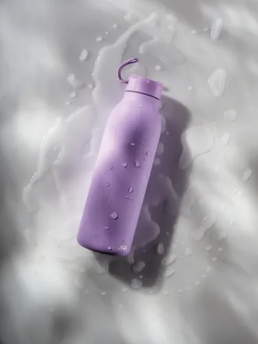 Avira Avior RCS újrahasznosított acél palack, 500 ml Lila 