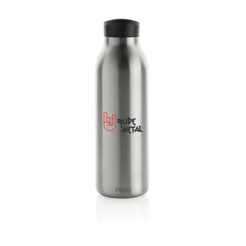 Avira Avior RCS újrahasznosított acél palack, 500 ml Szürke 