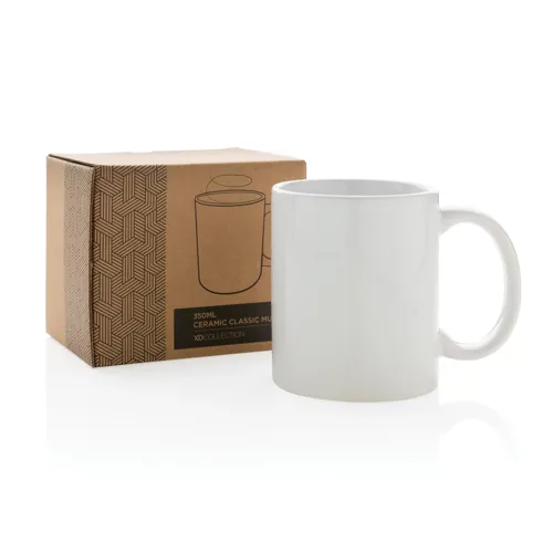 Basic kerámia bögre 350 ml Fehér 