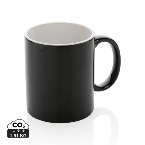 Basic kerámia bögre 350 ml Fekete 