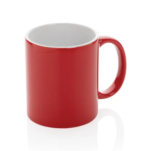 Basic kerámia bögre 350 ml Piros 