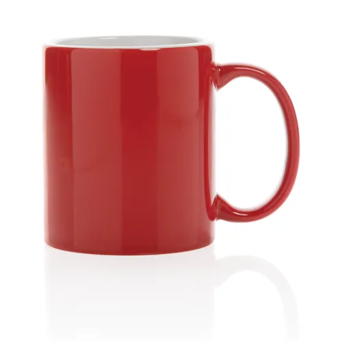 Basic kerámia bögre 350 ml Piros 