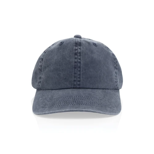 BEAU AWARE™ mosott 6 paneles 270 gsm pamut twill sapka Kék 