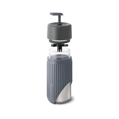 Black+Blum 340 ml-es üveg utazópohár Szürke 