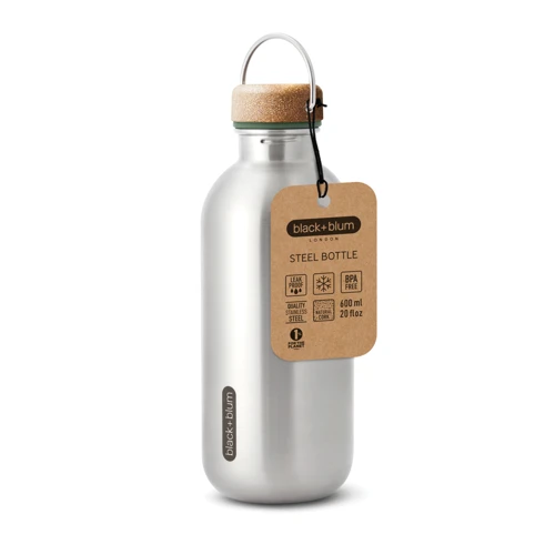 Black+Blum acél vizespalack, 600 ml Zöld 