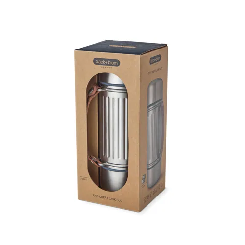 Black+Blum Explorer Duó Kulacs 1L Szürke 