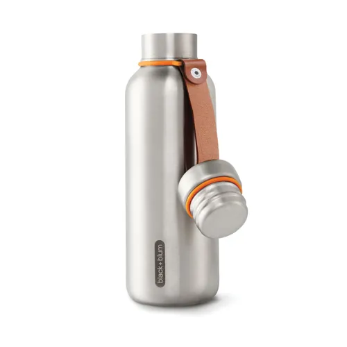 Black+Blum szigetelt vizespalack, kicsi, 500 ml Narancssárga 
