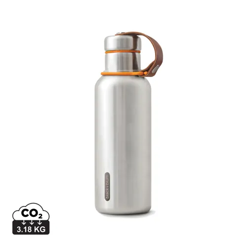 Black+Blum szigetelt vizespalack, kicsi, 500 ml Narancssárga 