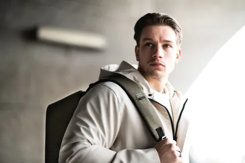 Bobby Hero Small lopásbiztos hátizsák Zöld 