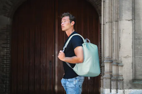 Bobby Soft lopásbiztos hátizsák Zöld 