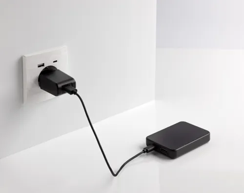 Boostcore RCS újrah. műanyag powerbank 5000 mAh USB-C Fekete 