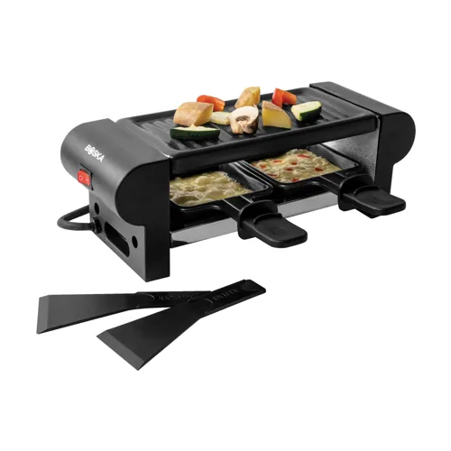 BOSKA Gourmet Mini Raclette 220V – EU F csatlakozóval Fekete 