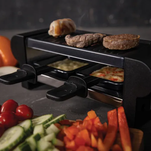 BOSKA Gourmet Mini Raclette 220V – EU F csatlakozóval Fekete 