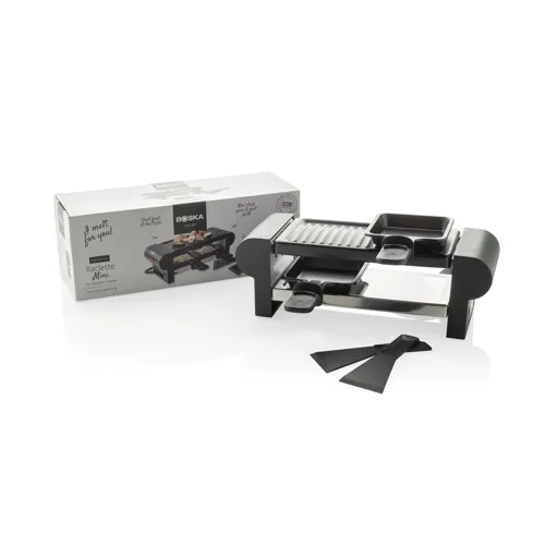 BOSKA Gourmet Mini Raclette 220V – EU F csatlakozóval Fekete 