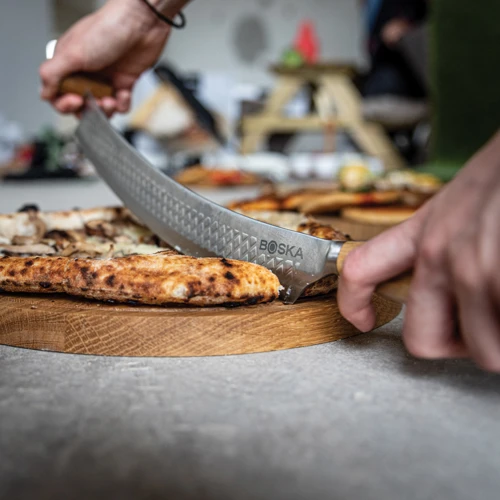 BOSKA Oslo+ Pizza- és sajtkés Nr. 4 Szürke 
