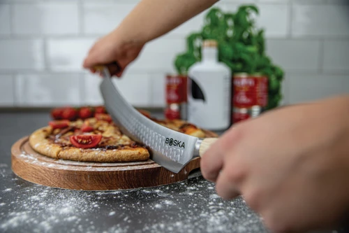 BOSKA Oslo+ Pizza- és sajtkés Nr. 4 Szürke 