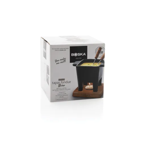 BOSKA Tapas fekete fondü készlet - 300 ml Fekete 