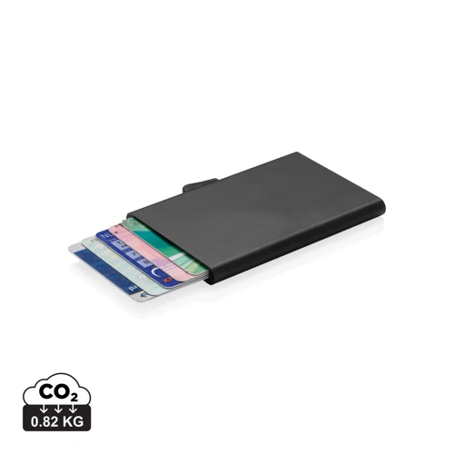 C-Secure alumínium RFID kártyatartó Fekete 