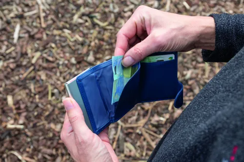 C-Secure RFID kártyatartó és pénztárca Kék 
