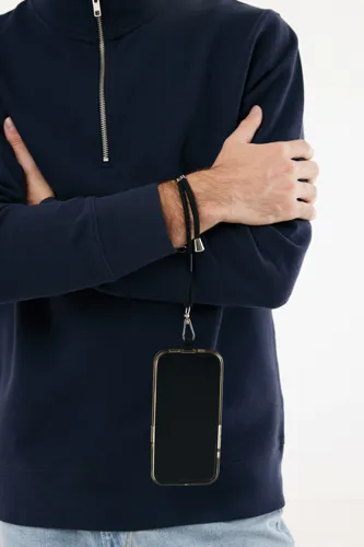 CarryLoop RCS újrahaszn. PET állíth. telefontartó csuklópánt Fekete 
