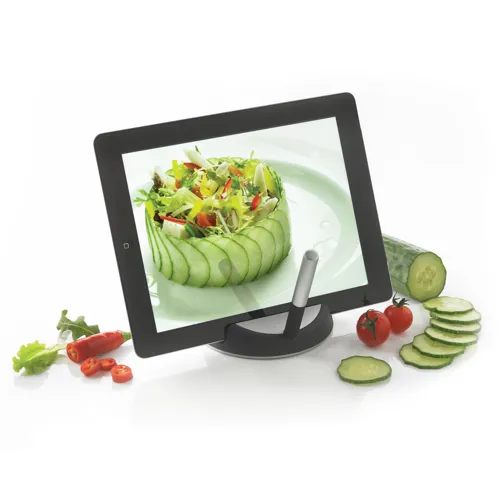 Chef tablet állvány és érintőpálca Fekete 