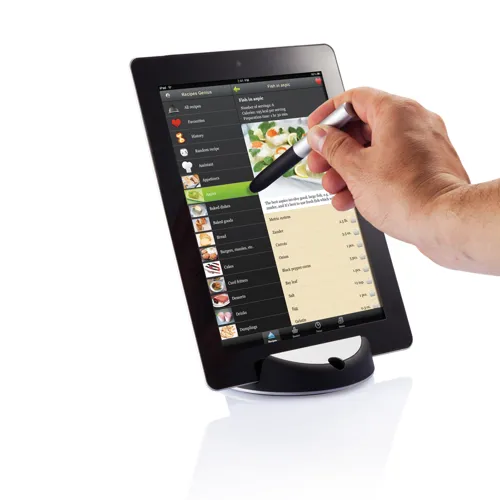 Chef tablet állvány és érintőpálca Fekete 