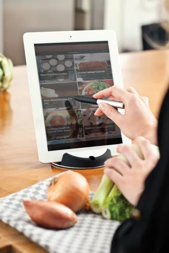 Chef tablet állvány és érintőpálca Fekete 