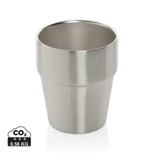Clark RCS duplafalú kávéscsésze, 300 ml Szürke 
