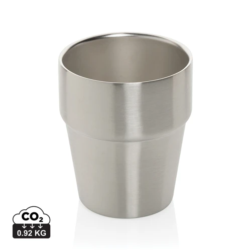 Clark RCS duplafalú kávéscsésze, 300 ml Szürke 