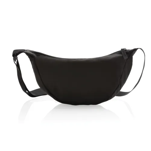 Crescent AWARE™ RPET félhold alakú sling táska Fekete 
